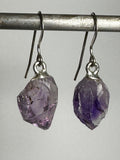 Amethyst Chunk Earrings