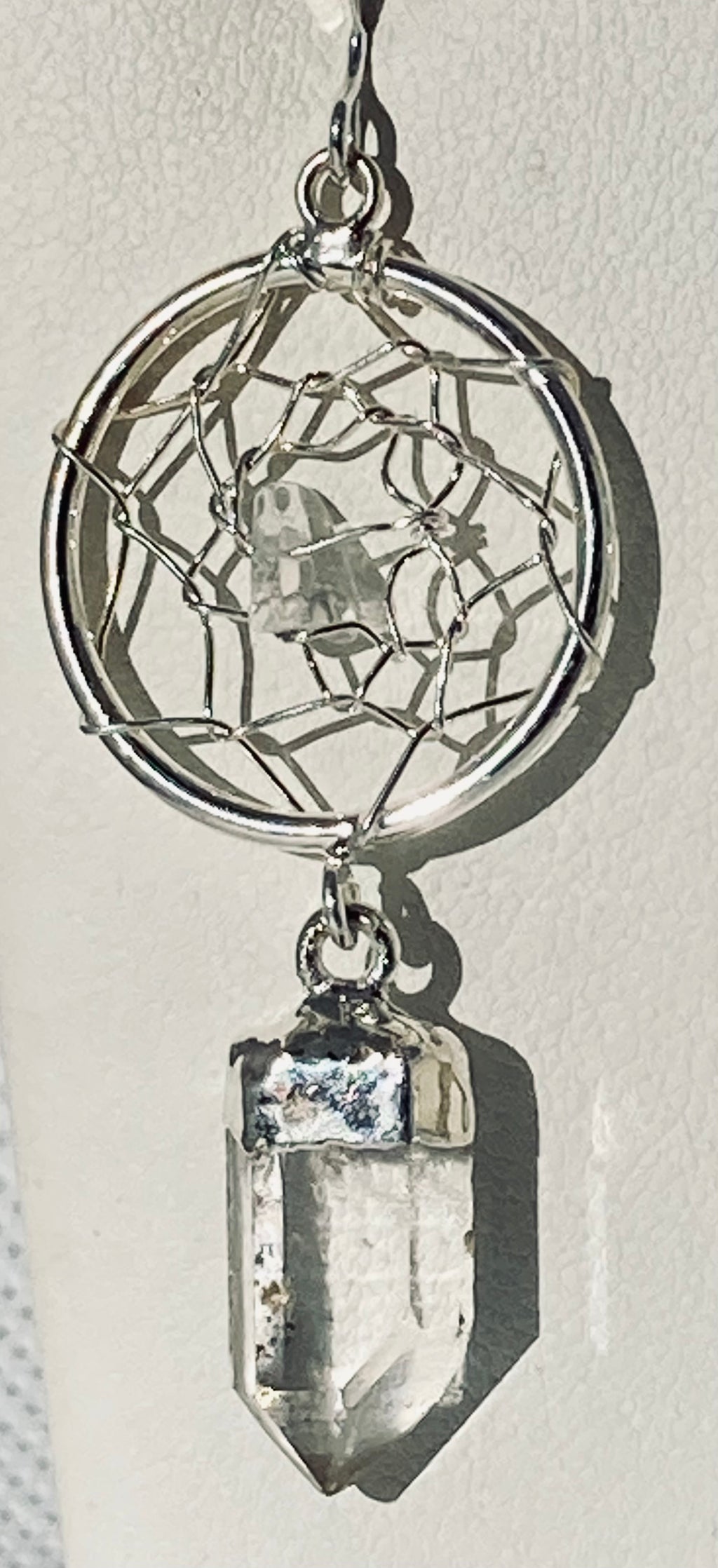 Crystal drop earring