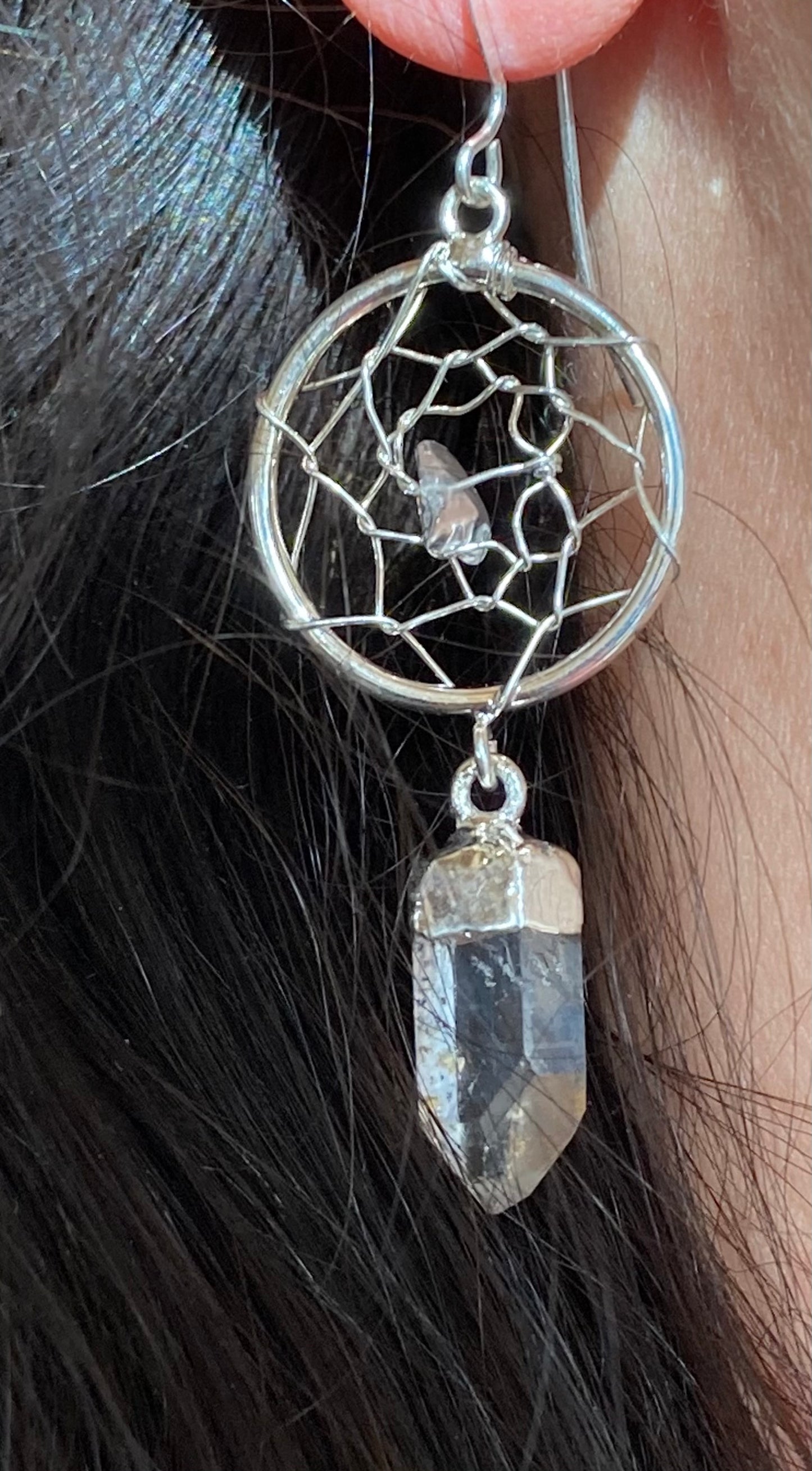 Crystal Dream Watcher earring