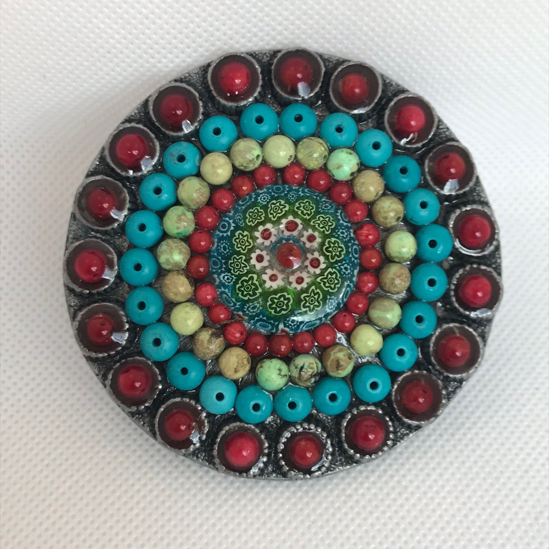 Millefiori Handmade Designer Belt Buckle