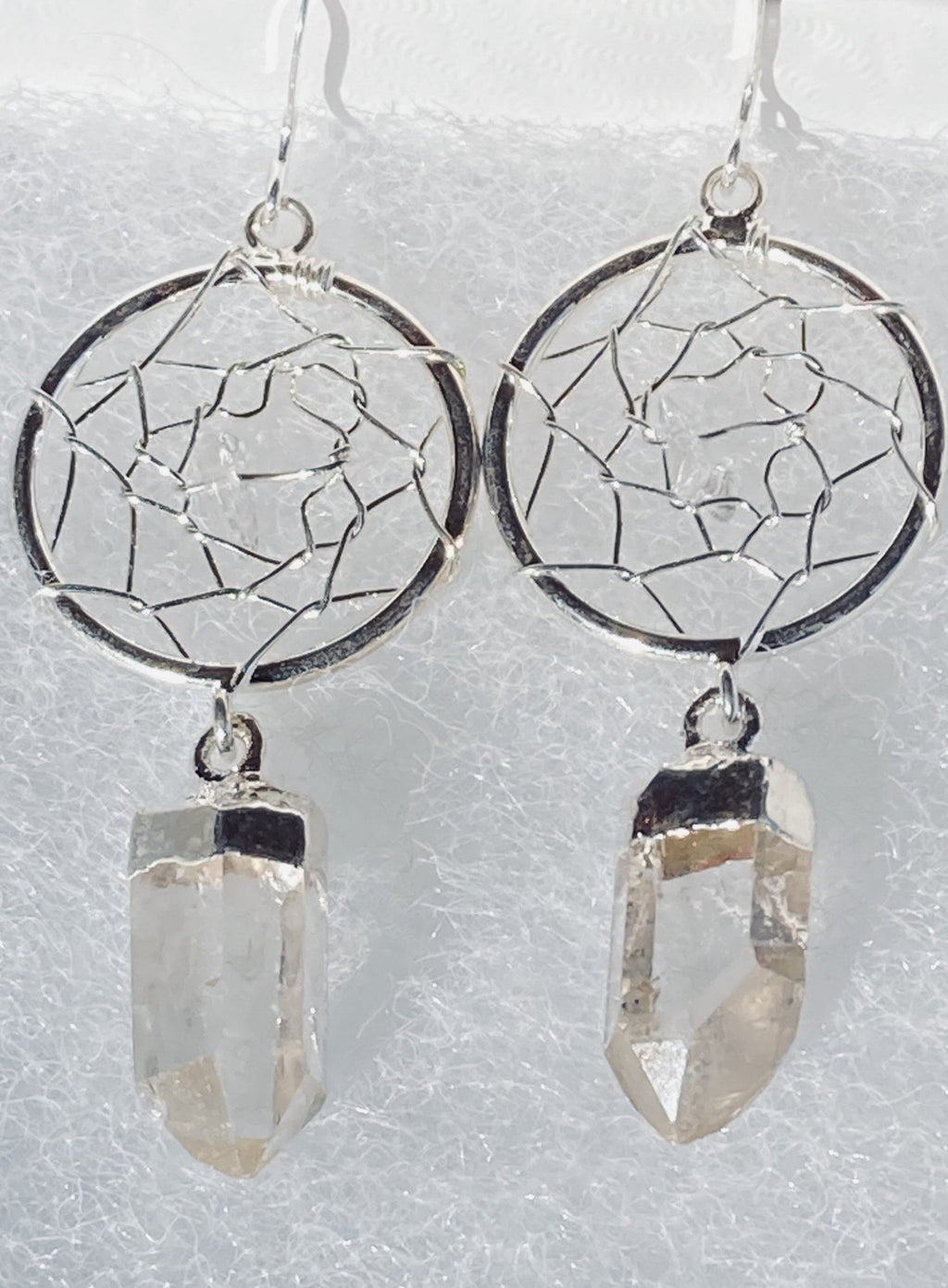 Crystal Dream Catcher earrings