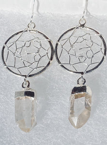 Crystal Dream Catcher earrings